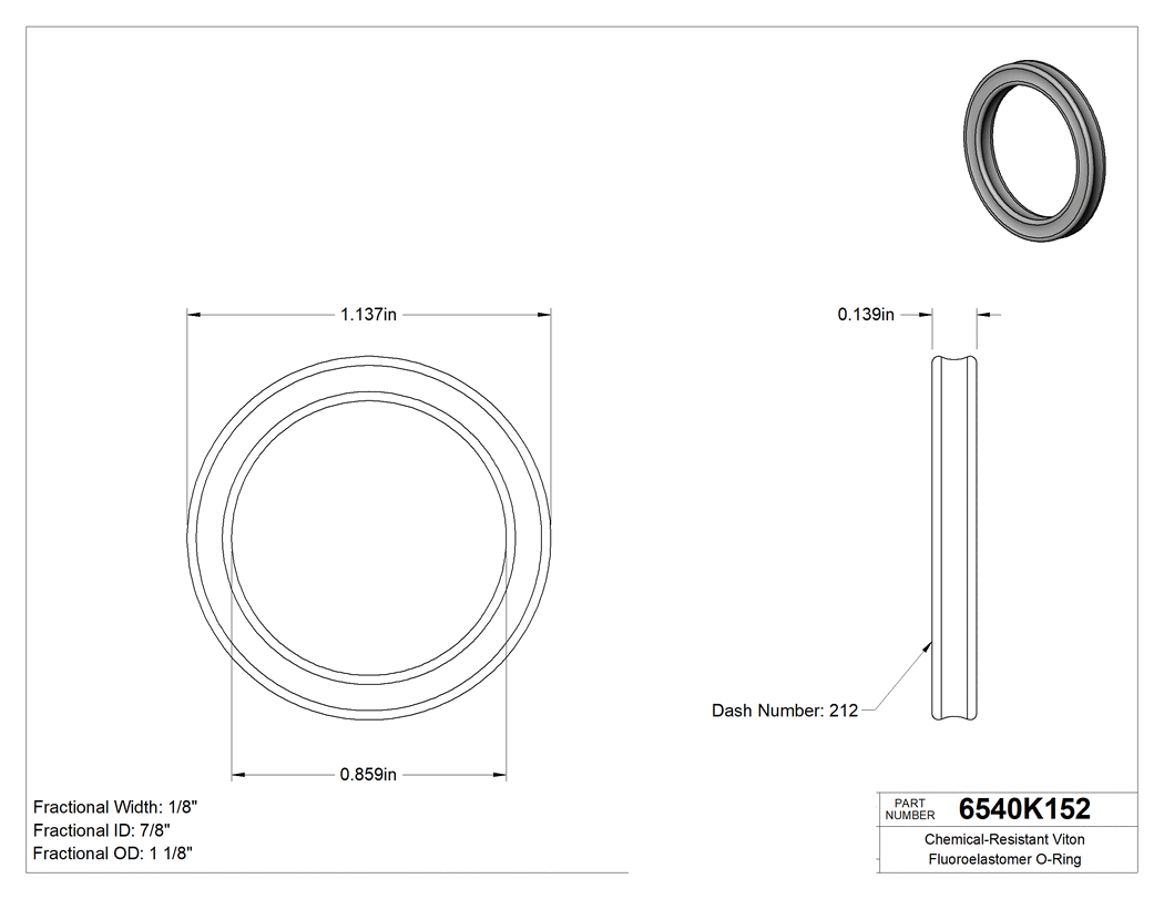 Technical drawing - 6540K152